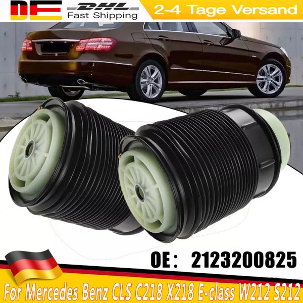 2 Stück Auto AP02 Hintere Luftfederung Links + Rechts für Mercedes Benz Klasse C218 X218 E-KLASSE W212 S212 2123200725 2123200825