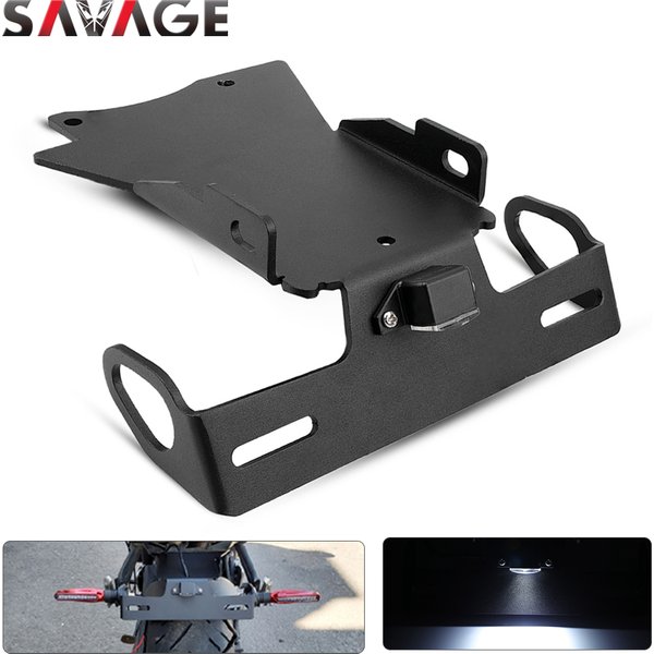 Support de plaque d'immatriculation pour YAMAHA FZ6, lumière LED FZ6N FZ6S 2004 – 2010 FZ6 N/S, accessoires de moto, éliminateur de garde-boue arrière bien rangé