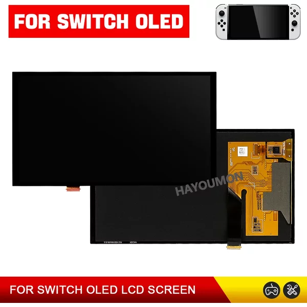 Écran LCD de remplacement d'origine pour console Nintendo Switch OLED, accessoires de jeu