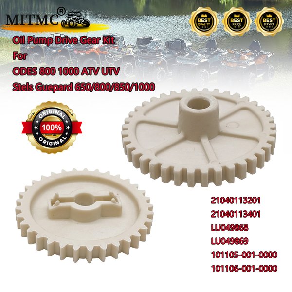 Ölpumpen-Antriebszahnrad-Kit für ODES 800 1000 Stels Guepard 650 800 850 1000 ATV UTV 21040113201 21040113401 LU049868 LU049869