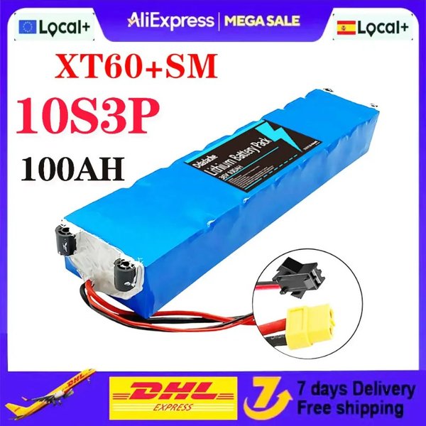 Neuer 10S3P 36V 100000mAh 36V Elektroroller-Akku 18650 Lithium M365 Elektroroller 36V Batterie