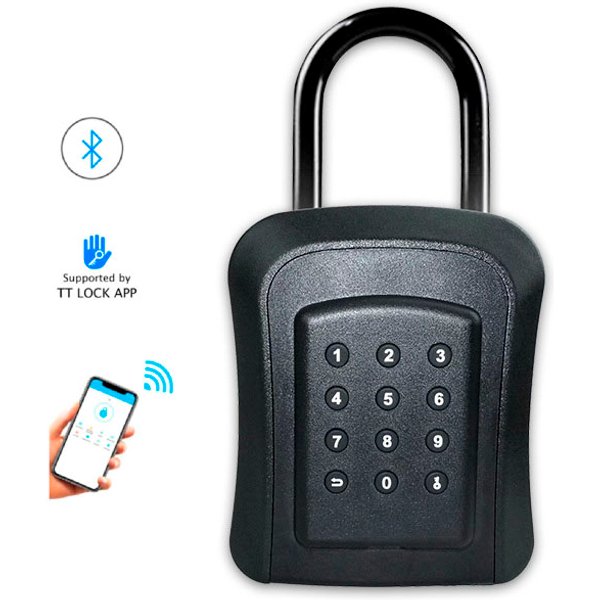 TTLOCK APP boîte de verrouillage de stockage de clé à combinaison étanche boîte à cartes en métal