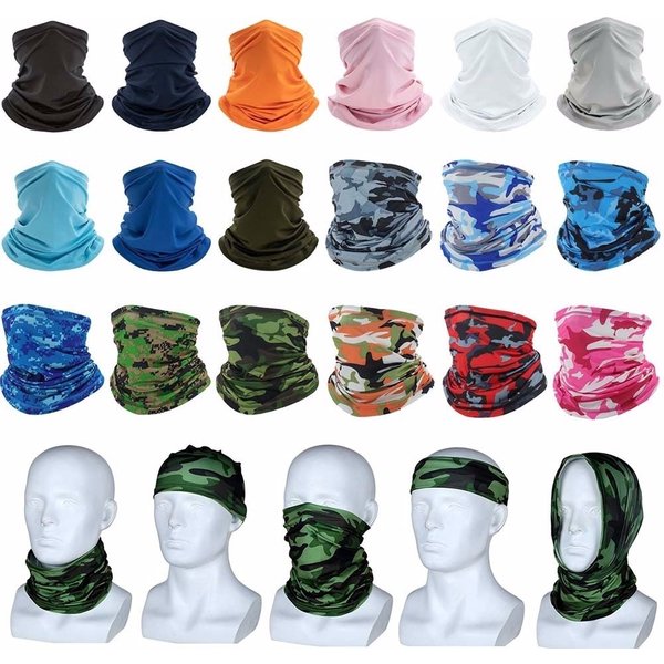 Multi-purpose Turban Riding Scarf Cycling Bandana Men Women Neck Cover Sunscreen Ice Silk Outdoor Fishing Hiking Headwear Mask