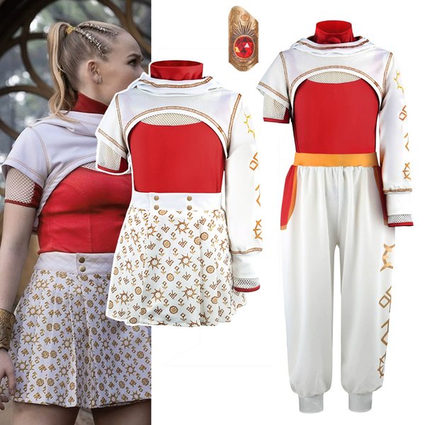 Movie Zombies 4 Cosplay Nova Costumes for Girl Women Coat Shirt Skirt School Suit Kids Child Adult Halloween Carnival Clothes