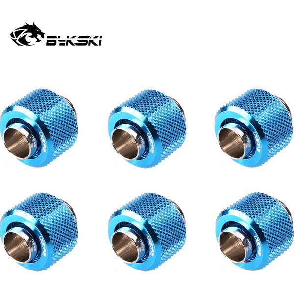 Bykski 4pcs/6pcs Fitting For Inside Diameter 10mm+Outside Diameter 16mm Or ID3.5+OD12.7mm Hose 3/8"ID X 5/8"OD Tubing Connector