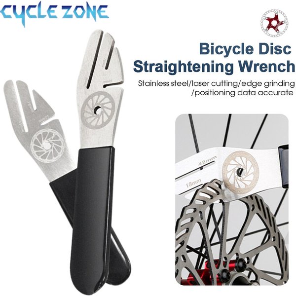 Outil de vélo, alignement du Rotor de frein à disque, outils de réglage, clé de Correction d'aplatissement vtt, outil de réparation de vélo en acier inoxydable