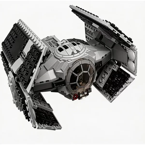 702PCS MOC Star Battle Movie Tied Advanced A Wing Model Building Blocks Creative Sci Fi Display Home Decor Construction Set Gift