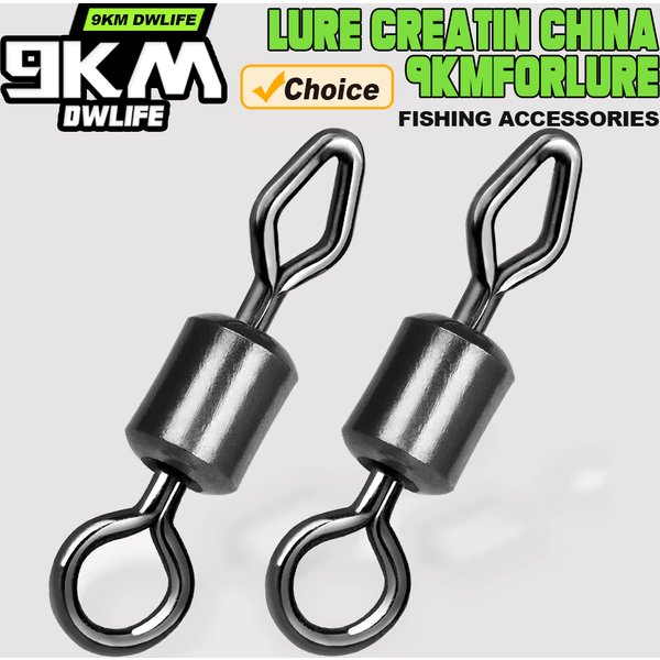 Fishing Rolling Swivels 25~100Pcs Diamond Eye Swivel Fishing Line Connector Carp Fishing Accessories Solid Rings Fishing Tackle