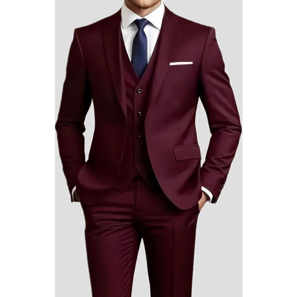 Ensembles de costumes élégants pour hommes - Ensemble de smoking coupe cintrée pour mariages et occasions formelles, costume noir