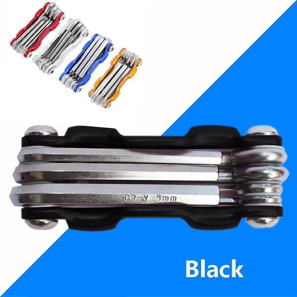 Kit d'outils de réparation multiples pour vélo de montagne 7 en 1, léger et Portable, jeu de réparation de vélo, clé hexagonale Allen, tournevis