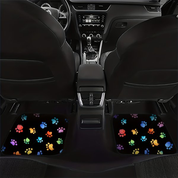 1pc Universal Car Floor Mat Non-Slip Durable Four Seasons Car Carpet Easy Clean and Wear-Resistant Floor Mat