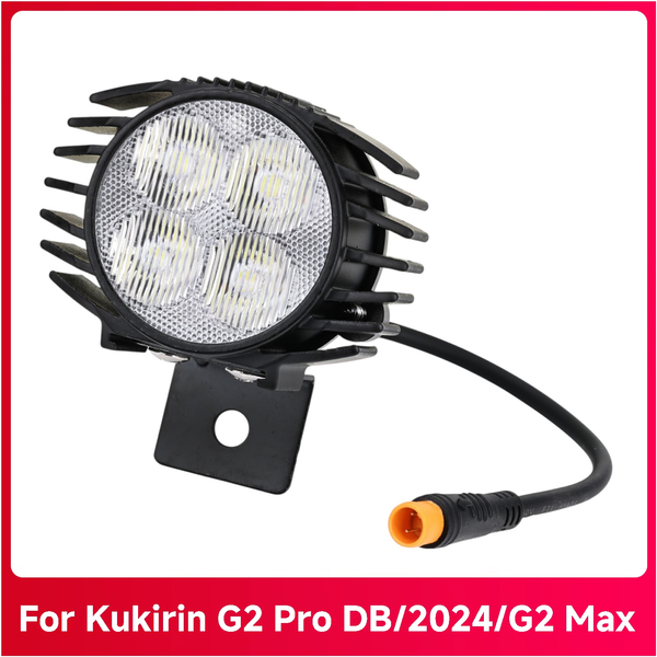 5W Scheinwerfer Für Kukirin G2 Pro DB 2024/G2 MAX/G2 Master Front LED Lichter Wasserdichte 3-pin Terminal Zubehör
