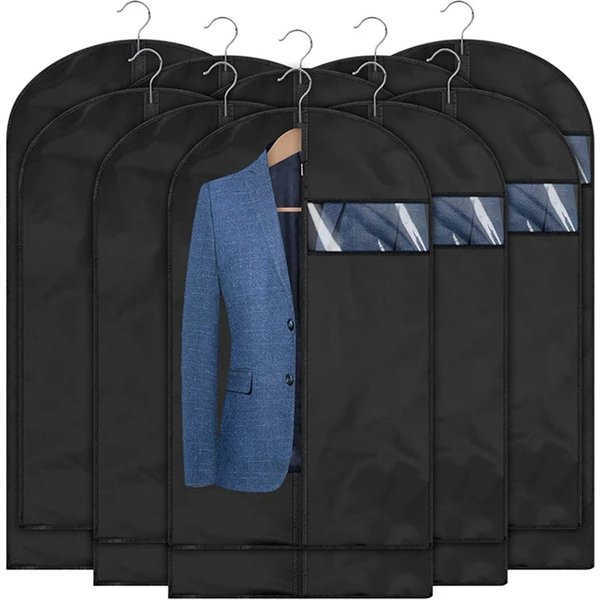 Staubdichte Kleidungshüllen, wasserdichte Kleidung, Staubschutz, Mantel, Anzug, Kleid, Schutz, hängende Kleidersäcke, Schrank-Organizer