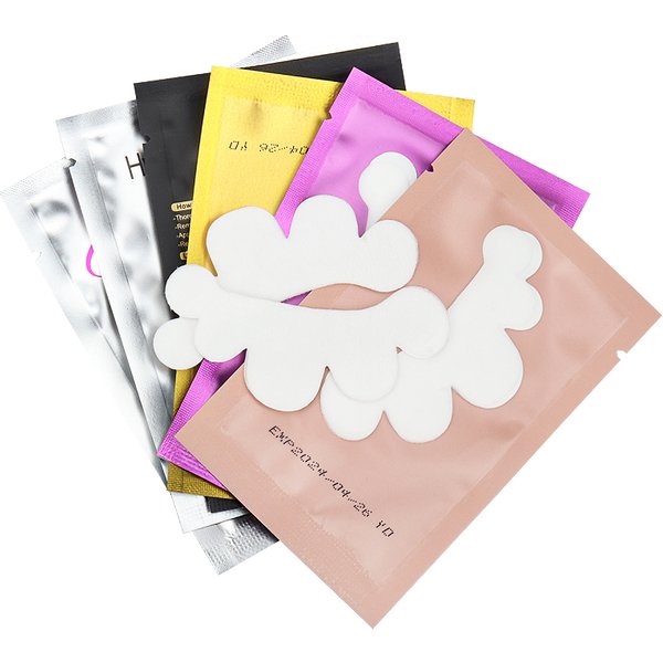 50 Pairs Grafting False Lashes Cloud Shape Paper Eye Gel Patches Under Eye Pads Tips Eyelash Extension Makeup Tools