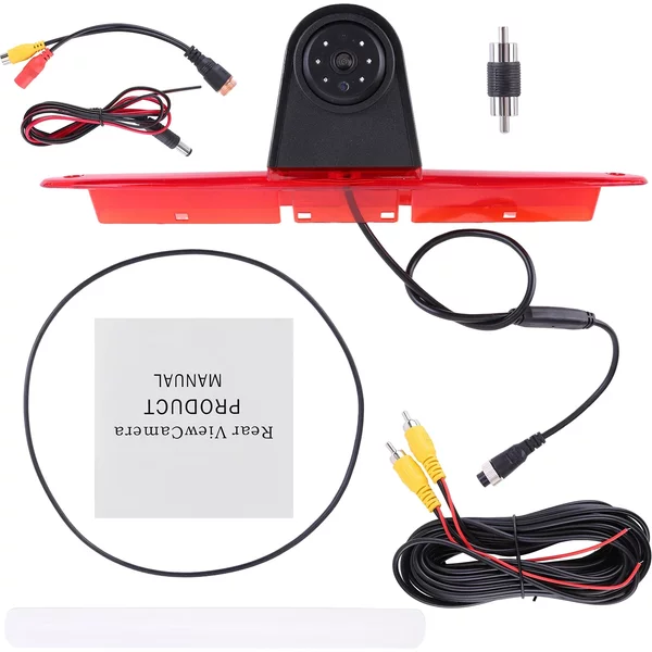 Caméra de recul LED pour feux stop et feux de recul, montée sur la partie haute de la vitre arrière, pour Sprinter W907 W906 W910 VW Crafter