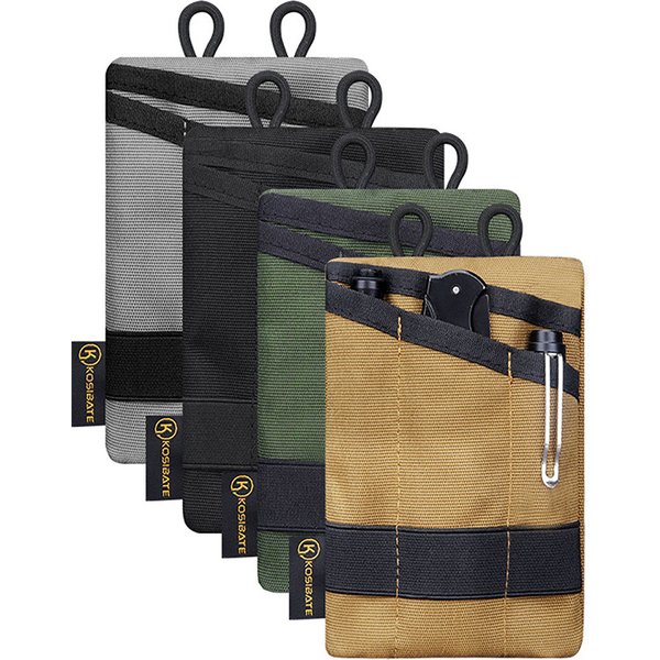 Pochette tactique EDC, sac portefeuille, Mini sac banane, carte, clé, ceinture, sac de taille, poche Camping randonnée chasse, porte-monnaie en plein air