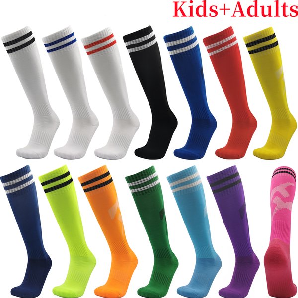 Kinder Erwachsene Fußball Fußball Socken Strümpfe Hohe Qualität Lange Röhre Knie Baumwolle Legging Baseball Laufen Sport Kinder Socken