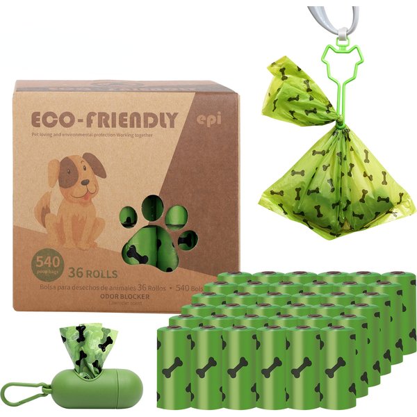 EPI biodégradable sac poubelle pour animaux de compagnie sacs de merde de chien distributeur de sacs de merde de chien fournitures de nettoyage de chien produits pour chiens