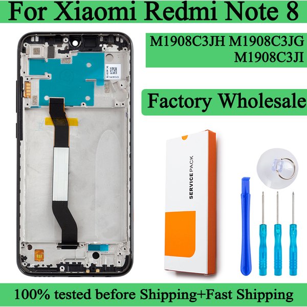 M1908C3JH M1908C3JG M1908C3JI Premium Lcd Für Xiaomi Redmi Hinweis 8 Display Touchscreen Digitizer Montage Lcd Bildschirm Mit Rahmen