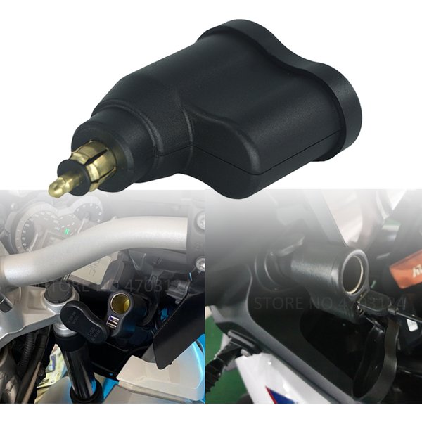 Gs1200 für bmw r1200gs adv r1250gs lc f850gs f750gs f800gs Dual-USB-Ladegerät Motorrad Din Feuerzeug Ladegerät Zigaretten buchse