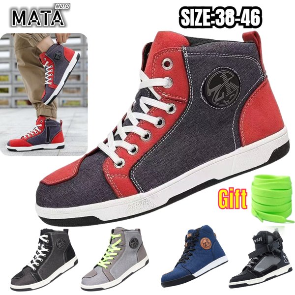 Bottes de moto tendance pour motards, bottes de protection imperméables et antidérapantes, chaussures de motocross et de course en montagne, chaussures décontractées
