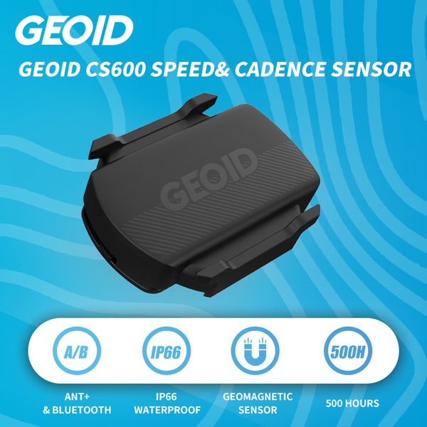 GEOID CS600 Geschwindigkeit Trittfrequenzsensor IPX66 für Radfahren Drahtloser Fahrradcomputer Für GARMIN Bryton Wahoo Rennrad MTB kompatibel