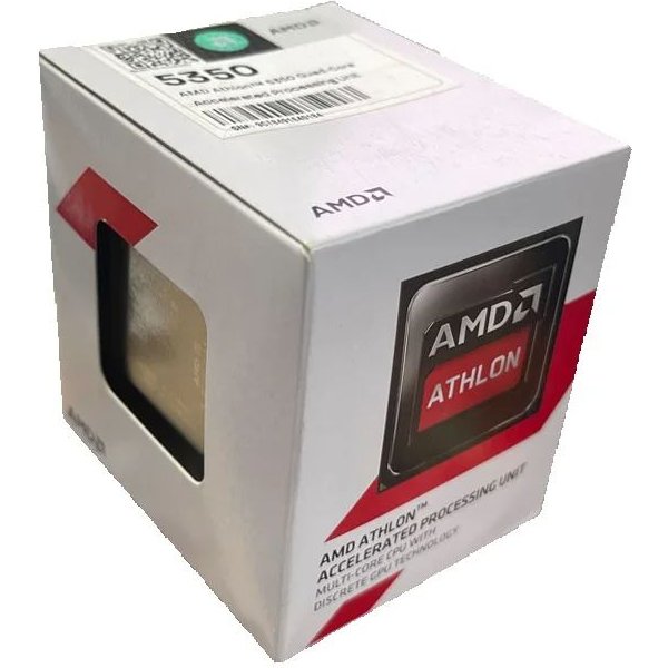 AMD X4 5350 Athlon 5350 2,05 GHz Quad-Core Quad-Thread CPU AD5350JAH44HM Sockel AM1 versiegelt Neu und mit Kühler