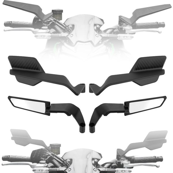 Rétroviseurs de moto réglables pour Honda NMAX PCX AERO YAMAHA XMAX DUKE 990, kits de rétroviseurs latéraux, ailerons furtifs, rétroviseurs arrière