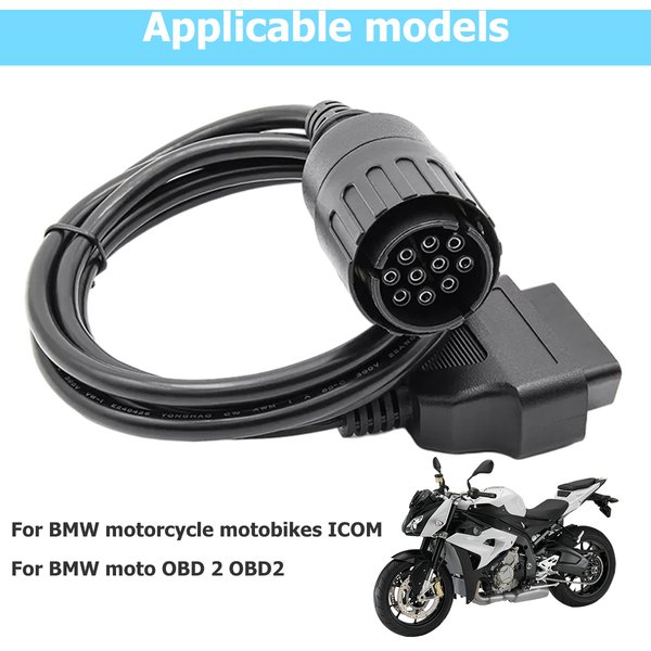 Outil de codage Bluetooth BIMMER pour véhicule et moto, câble de moto pour BMW, accessoires de moto, OBD2, 10 broches, LilPlus