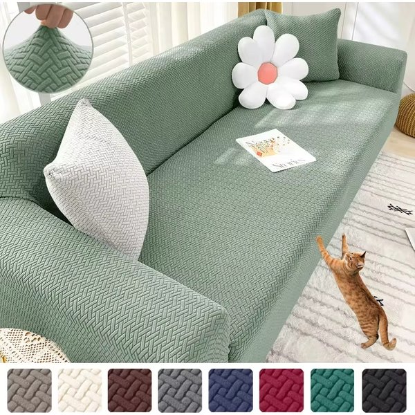 Housse de canapé Jacquard pour salon housse de canapé Jacquard épaisse élastique pour canapé housses de canapé d'angle en forme de L 1/2/3/4/5 places