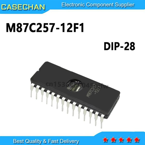 10 PIÈCES Nouveau et Original M87C257 M87C257-12F1 DIP-28