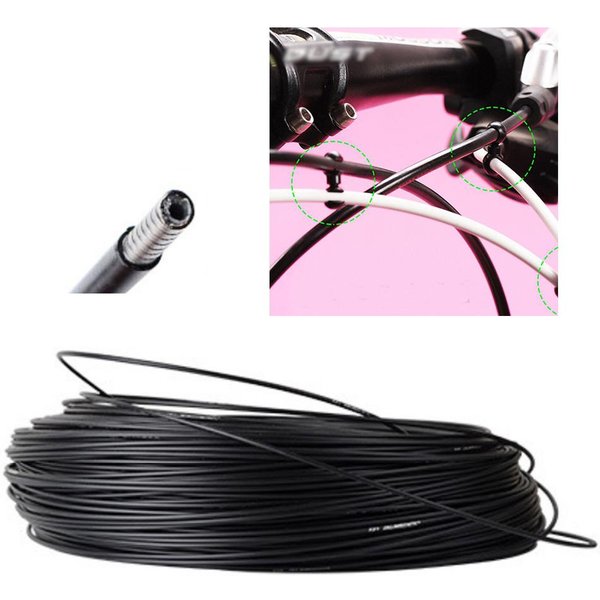 5 Meters Gear& Brake Outer Cable Housing Universal Bike Cable Housing for Mountain & Road Bikes Durable Brake Cables Hose Covers