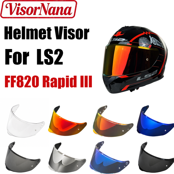 Visière de casque pour casque LS2 FF820 Rapid 3, pare-brise de remplacement