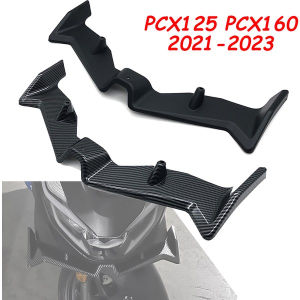 Motorrad ABS Front Verkleidung Pneumatische Winglets Spitze Flügel Schutz Shell Abdeckung Für Honda PCX 125 PCX 160 PCX 125 160 2021-2023