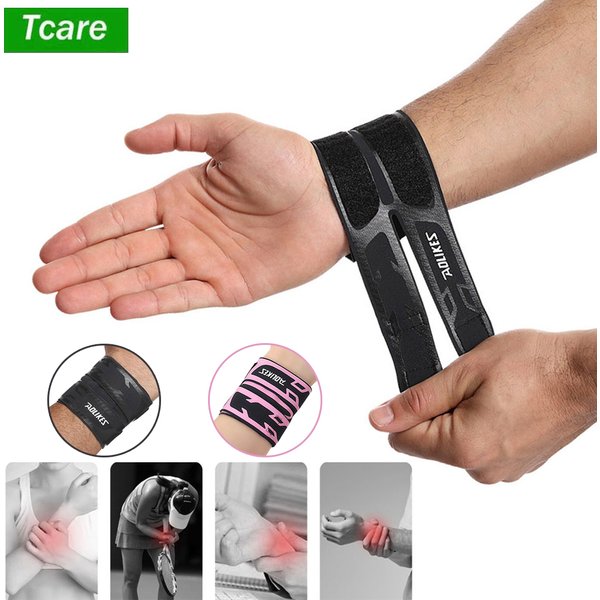 Tcare Handgelenkstütze, dünn, für Fitnessstudio, Handgelenkbandagen, Bandage, Basketball, Badminton, Tennisausrüstung, Handgelenkstütze, Karpaltunnel