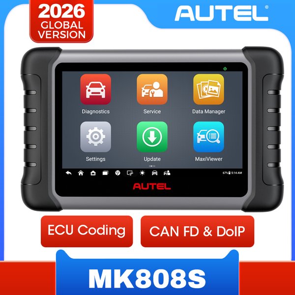 Autodiagnosetool Autel MaxiCOM MK808 MK808S OBD2-Scanner Bidirektionale Steuerdiagnose Kfz-Werkzeuge TPMS-Codeleser