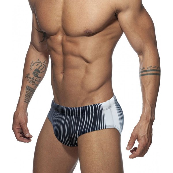 UXH Men's Swim Briefs beach pants Surfing bathing suit Low-waist Sexy Surfboard strips Swimwear Pad Push-up Swimming swimsuits