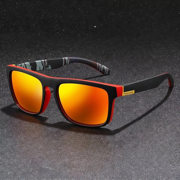New Fashion Guy's Sun Glasses Polarized Sunglasses Men Classic Design Mirror Square Ladies Sun Glasses Women