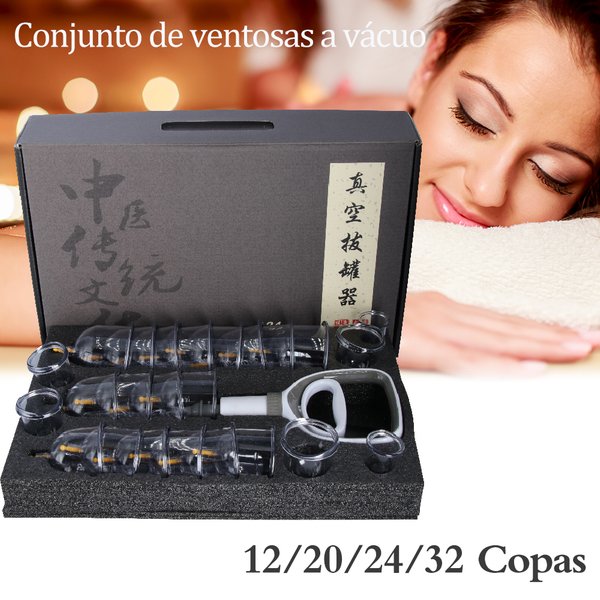 12/20/24 Cans Big Vacuum Cupping Set Chinese Medical Therapy Cellulite Body Massager Jars Anti Rupture Cans Guasha Suction Cup