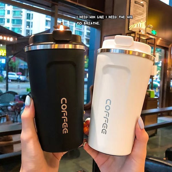 Tasse à café en acier inoxydable de 350ml/500ml, tasse thermique de voyage, bouteille Thermos anti-fuite, tasse à thé et café, flacon sous vide, tasses isolées