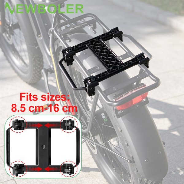 E-Bike Schnell Abnehmbarer Gepäckträger MTB Fahrrad Gepäckträger Kofferraum Abnehmbarer Fahrrad-Heckträger