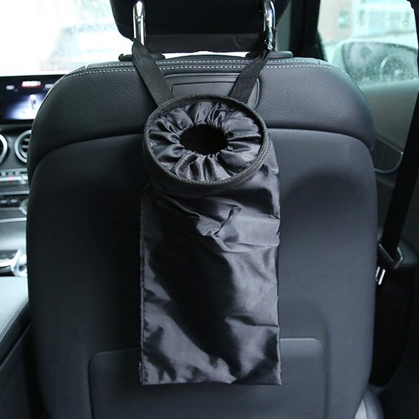 Porte-poubelle pour siège arrière de voiture, sac à litière suspendu, stockage des ordures, conteneur à ordures, gril Oxford, poubelles de voiture, outils de livres