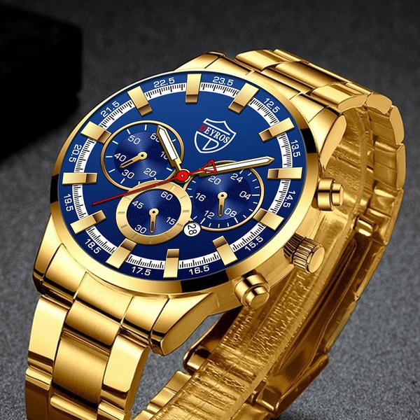 Luxus Herren Uhren Männer Business Edelstahl Kalender Datum Quarz Armbanduhr Männlichen Casual Leucht Hände Uhr montre homme