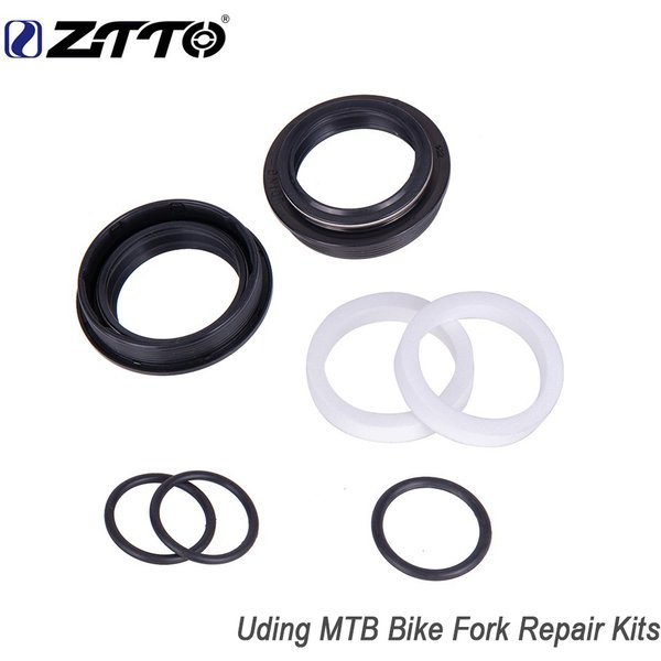 ZTTO Uding Fork Repair Kits Air Piston /Top Cap O-ring Wiper Seal Dust Oil seal Foam Washer 30mm 32mm MTB Bicycle Fork xcr Parts