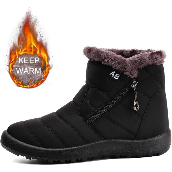 Women Boots Watarproof Ankle Boots For Women Winter Shoes Keep Warm Snow Boots Female Zipper Botines Winter Botas Mujer