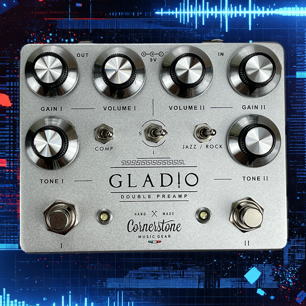 Pedał efektów gitarowych BIG MAN GLADIO Distortion Overdrive Preamp z True Bypass