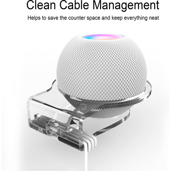 Acrylhalterung ist geeignet für Apple Home Pod Mini Sound Rack, Smart Home Sound Wandhalterung, Lautsprecher-Wandhalterung Aufbewahrungsregal.