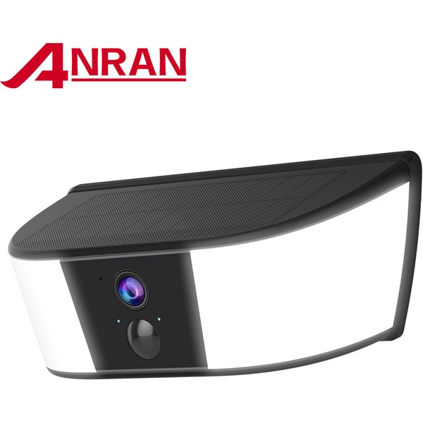 Caméra solaire murale ANRAN 2K, caméra extérieure WIFI 2.4G, caméras de sécurité domestique, caméra à batterie, vision nocturne couleur, alarme locale, IP66