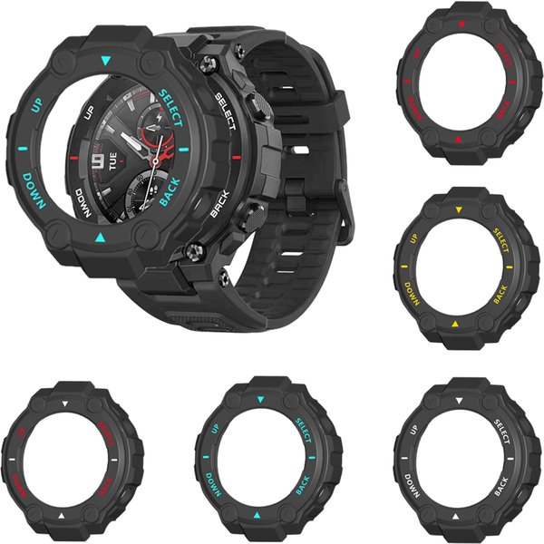 Juste de protection pour Xiaomi Amazfit T-Rex Smart Watch, coque de protection, bord PC, manchon de protection pour Huami Amazfit T Rex
