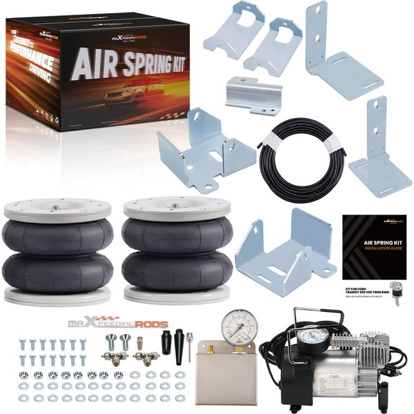 For Ford Transit 2001-2022 RWD 4000kg Air Suspension with 12V Compressor Kit Air Suspension Spring
